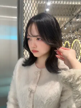 ミディアム ハイトーン特化🤍/ 韓国ボブ / ハルナのヘアスタイル