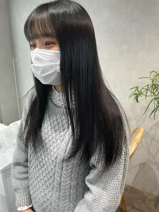 ロング カラー ナチュラル透明感🌱 小山美樹子のヘアスタイル