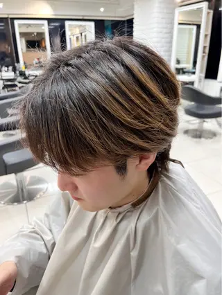 ショート メンズパーマ 💎Reoのヘアスタイル