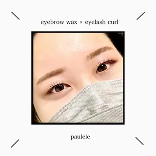 マツエク・マツパ アイブロウ Paulele すぎ.*のマツエク・マツパデザイン