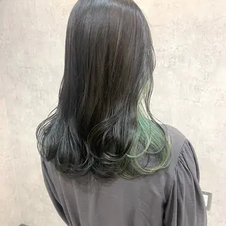 ロング カラー ヘアアレンジ merci.所属・🌻あいり merci.🌻のヘアスタイル