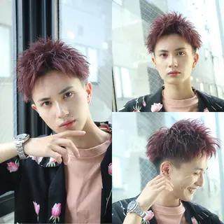 ショート カラー メンズ 【メンズヘアの匠】 タニ　心斎橋　アメ村のヘアスタイル