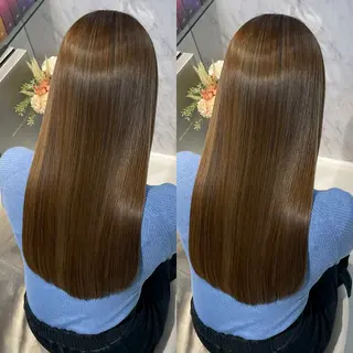 ロング 新宿No.1艶髪矯正 美艶カラー/FUKAのヘアスタイル