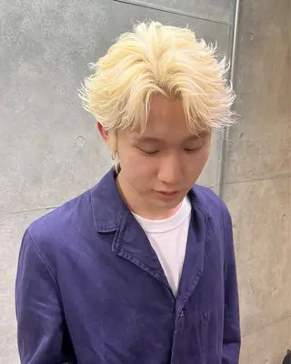 カラー 表参道/ハイトーン/ misaki🎀のヘアスタイル