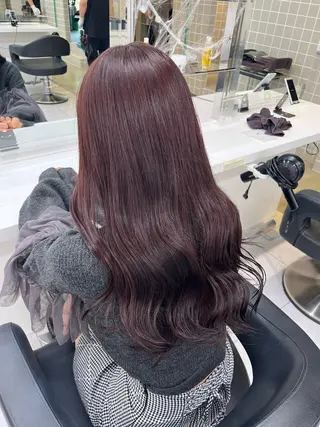 ロング カラー 🎀暖色/ラベンダー /paru🤍のヘアスタイル