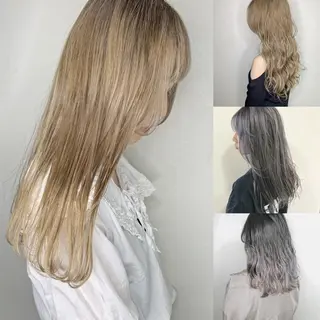セミロング カラー ヘアアレンジ 新井 広之のヘアスタイル