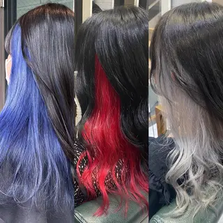 セミロング カラー 金子 真悠のヘアスタイル