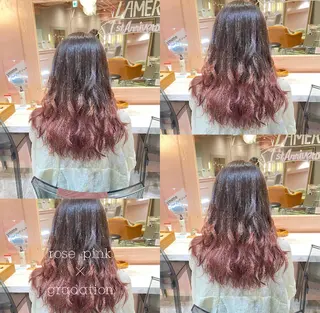 セミロング カラー パーマ ヘアアレンジ キッズ RIYA❤︎ Aujuaソムリエのヘアスタイル