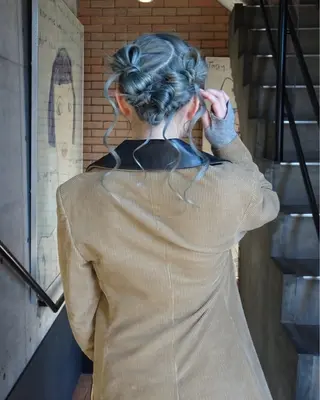 ミディアム ヘアアレンジ ニュアンスヘア🪡 nenekaのヘアスタイル