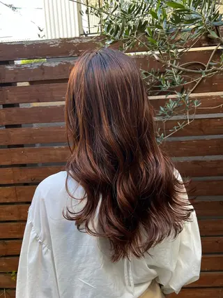 ロング パーマ 青木 裕のヘアスタイル