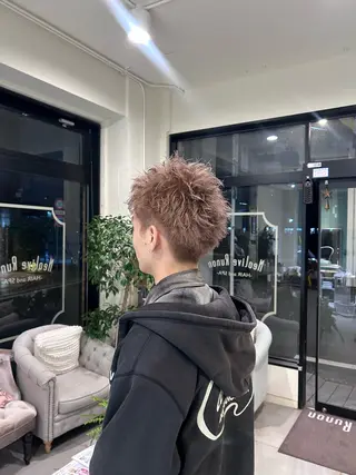 カラー メンズ 🫐 キナリ🫐のヘアスタイル