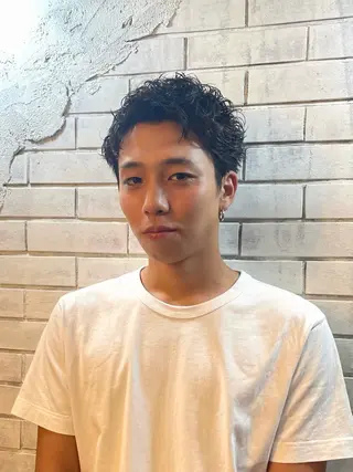 ショート パーマ メンズ ✂︎メンズ特化千葉 パーマ優希のヘアスタイル
