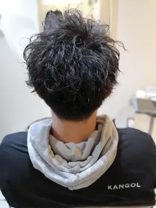 ショート メンズ パーマ 北林 弘展のヘアスタイル