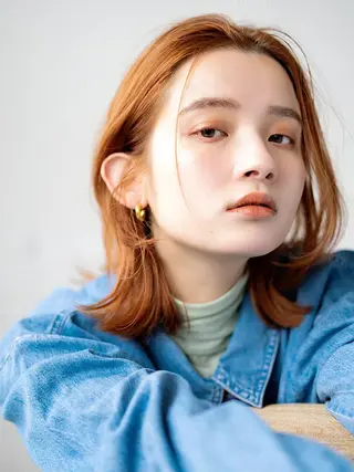 ミディアム 竹村 恵功代のヘアスタイル