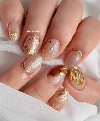 ネイル 3dパーツ/流行り 👧shushu❤️のネイルデザイン