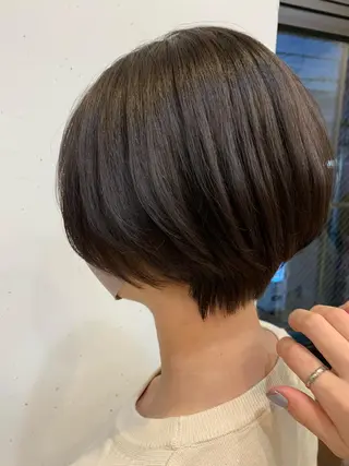 ショート まろやかカラー🤎 みなとまほのヘアスタイル