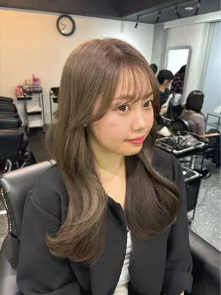 ロング 韓国風/髪質改善/ Kiyoraのヘアスタイル