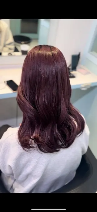 ロング カラー ♥️暖色モテカラ ー♥️由夏のヘアスタイル