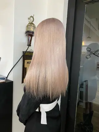 ロング カラー ハイトーンカラー ⭐️NAZUNAのヘアスタイル