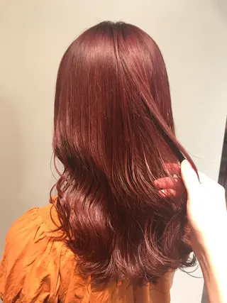 セミロング カラー knock【ノック】所属・烏丸韓国ヘア🇰🇷 ayaka🎀のヘアスタイル