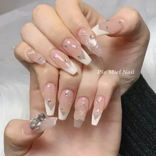 ネイル HANA 長さだしのネイルデザイン