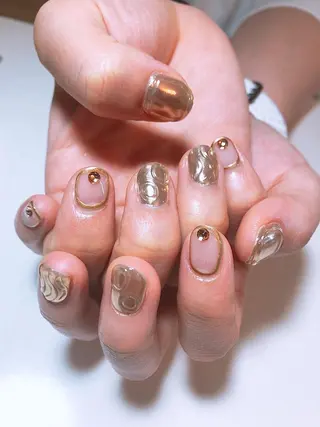 ネイル いちじゅう あおいのネイルデザイン