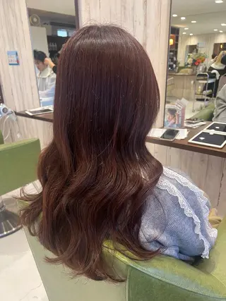 ロング 山崎 和花のヘアスタイル