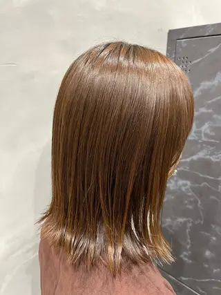 ミディアム 💜N°大分💜 三浦のヘアスタイル