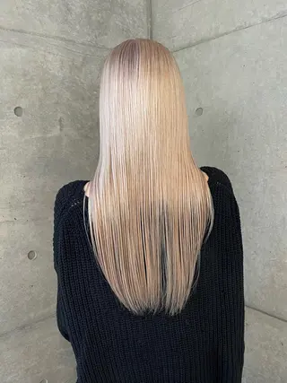 ロング カラー レイヤーカットとハイ トーン/HIROKIのヘアスタイル