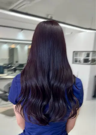 ロング カラー ブリーチなしWカラー /アレンジ/ユウミのヘアスタイル