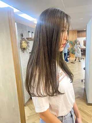 ロング カラー ヘアアレンジ ハル🌸柔色/ ブリーチなし/艶髪のヘアスタイル