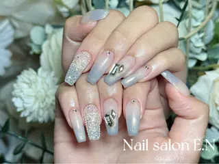 ネイル E.N🦋 長さ出し/持ち込みのネイルデザイン