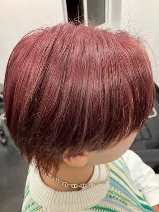 ショート カラー Vis-a-Vis志村坂上所属・段下 航一郎のヘアスタイル