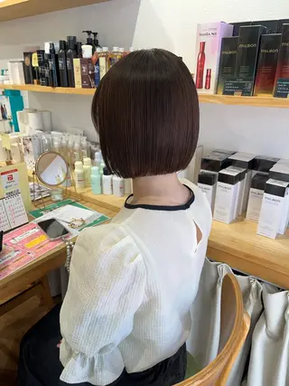ショート カラー ヘアアレンジ merc. 🩵妹尾杏菜のヘアスタイル
