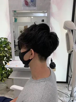 パーマ メンズ カラー特化サロン ピリナ相武台前のヘアスタイル