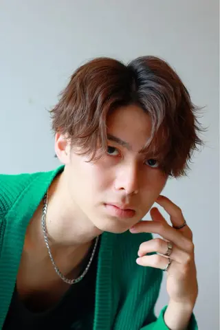 ショート メンズ 尾野 雅斗のヘアスタイル