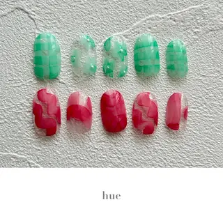 ネイル hue nailのネイルデザイン