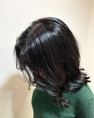ミディアム カラー イナイ ハルカのヘアスタイル