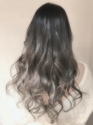 ロング カラー パーマ ヘアアレンジ マツエク・マツパ filo byFeria渋谷所属・縮毛矯正/美髪 髪質改善/石田幸輔のヘアスタイル