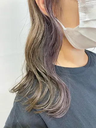 セミロング 丸山 亜加理のヘアスタイル