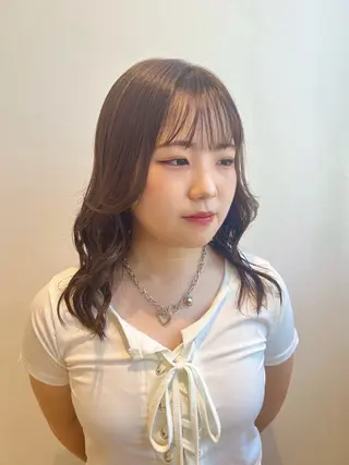 セミロング ボブ／ストレート🎀 harukaのヘアスタイル