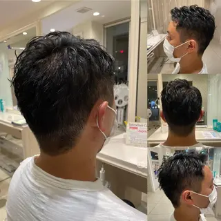 ショート メンズ 🔥パーマはお任せ！ 宮本純登🔥のヘアスタイル