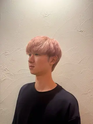 カラー メンズ 高崎／ブリーチ/ 齋藤充呂のヘアスタイル