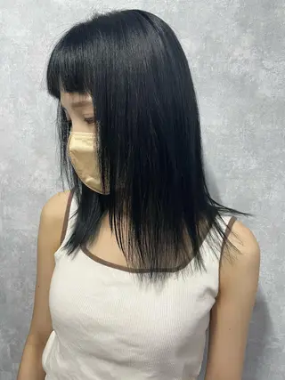 ミディアム C’LD hair  produce /シールドヘア所属・モテ髪/ボブ/ショー ト/アダチフウトのヘアスタイル