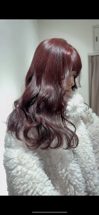 ロング カラー ガレリアエレガンテ　サカエテン所属・田中俊　縮毛矯正 髪質改善のヘアスタイル