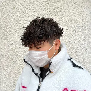 ショート パーマ メンズ 茅ヶ崎パーマ特化/ スパイラル/ハルキのヘアスタイル