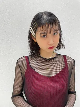 ミディアム パーマ 🩵ANELA東口 齋藤琴音💚のマツエク・マツパデザイン