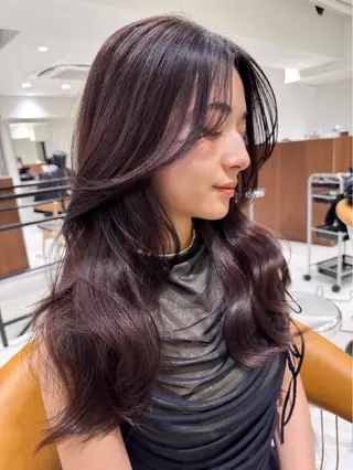 ロング 小顔ボブ jilblanカホのヘアスタイル