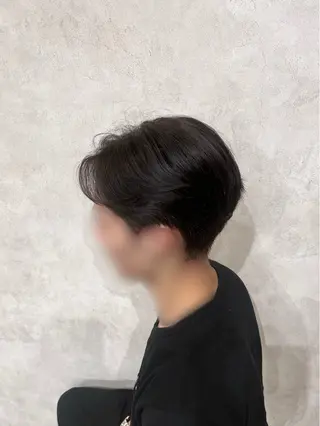 ショート カラー メンズ 高田 美羽のヘアスタイル