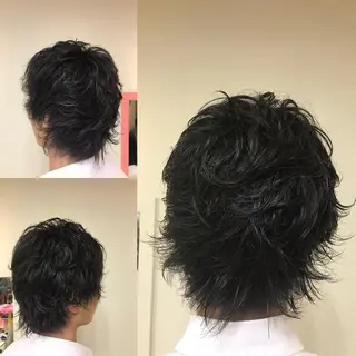 ショート パーマ メンズ 横田 尚登のヘアスタイル